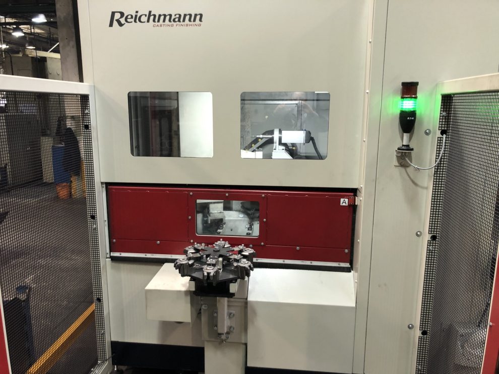 Reichmann zakládací paleta s odlitky